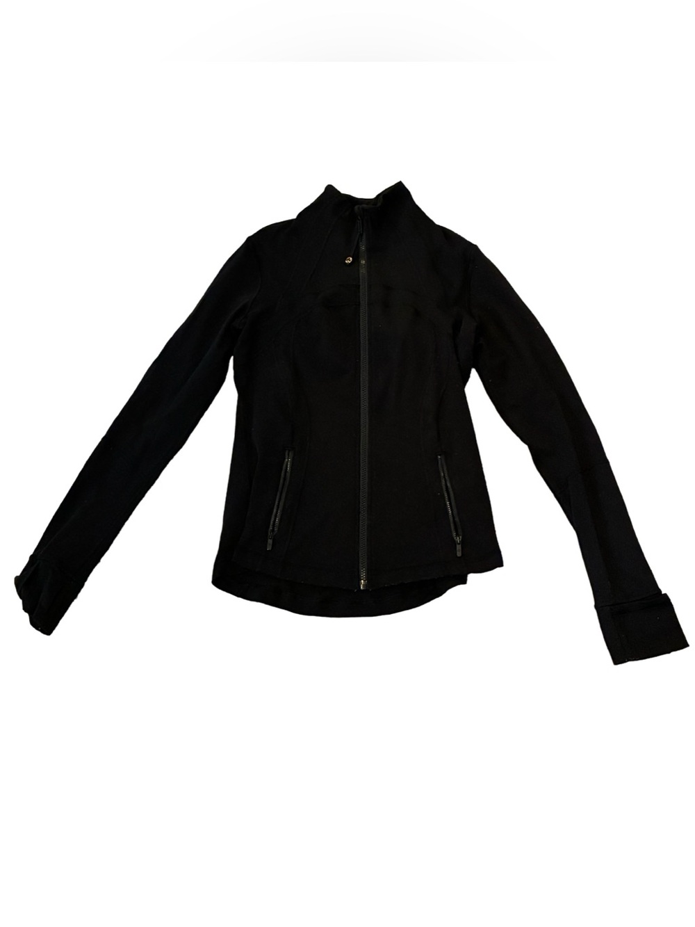 Lululemon Define Women's Black Athletic Jacket Full Zip Long Sleeve Size 8